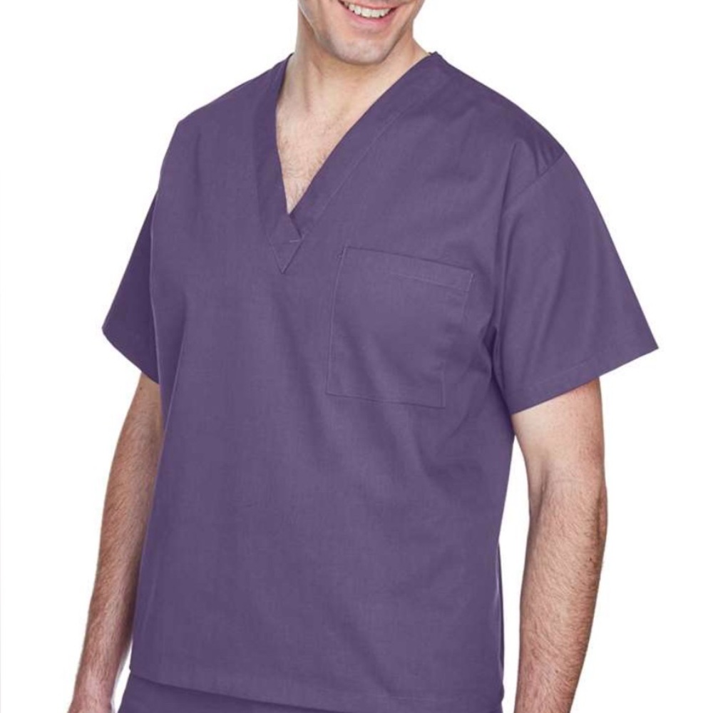 Unisex Scrub Top - Purple